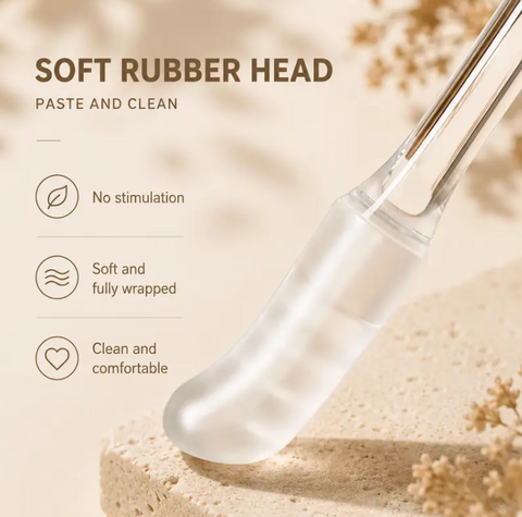 Sticky Ear Wax Cleaner Tool Safe Gentle Ear Digging Spoon Cotton Swabs Ear Pick Kit for Ear Canal Cleaning Not Hurt