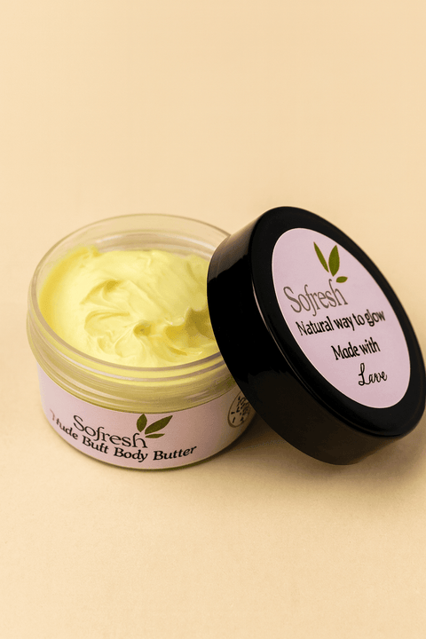 Sofresh Hand-Made Organic Body Butter – Deep Nourishing, 100% Natural Glow & Long-Lasting Hydration