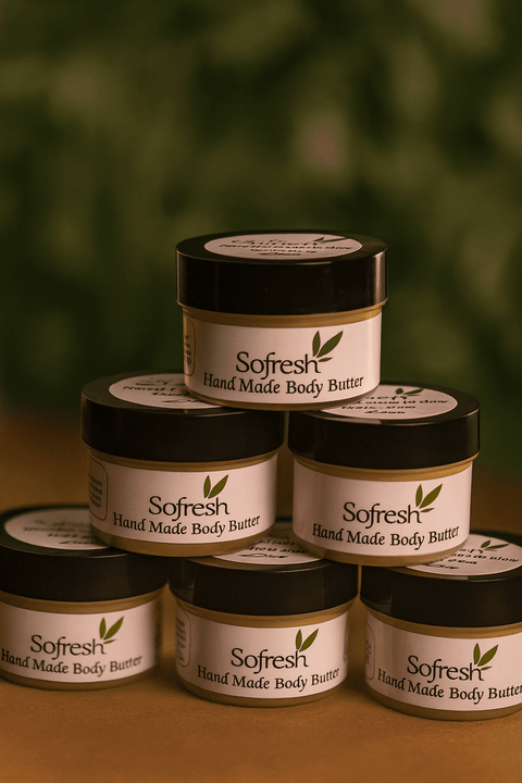 Sofresh Hand-Made Organic Body Butter – Deep Nourishing, 100% Natural Glow & Long-Lasting Hydration