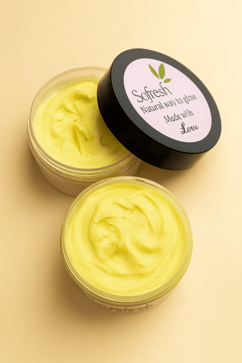 Sofresh Hand-Made Organic Body Butter – Deep Nourishing, 100% Natural Glow & Long-Lasting Hydration