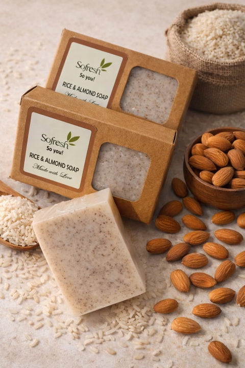 Sofresh So You! Rice & Almond Soap – Made with Love